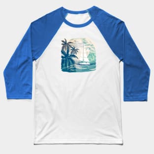 Tropical voyage Baseball T-Shirt